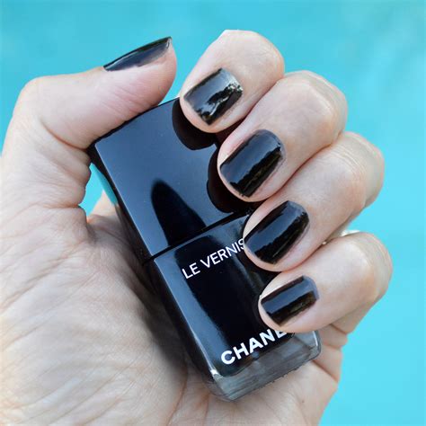 chanel nail polish black|chanel black nail polish reviews.